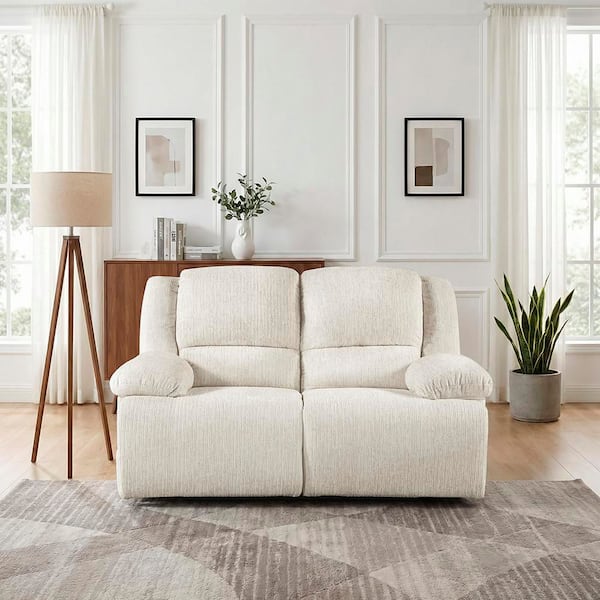 Lazzara Vortex 69 in W Microfiber Fabric 2-Seater Manual Double
