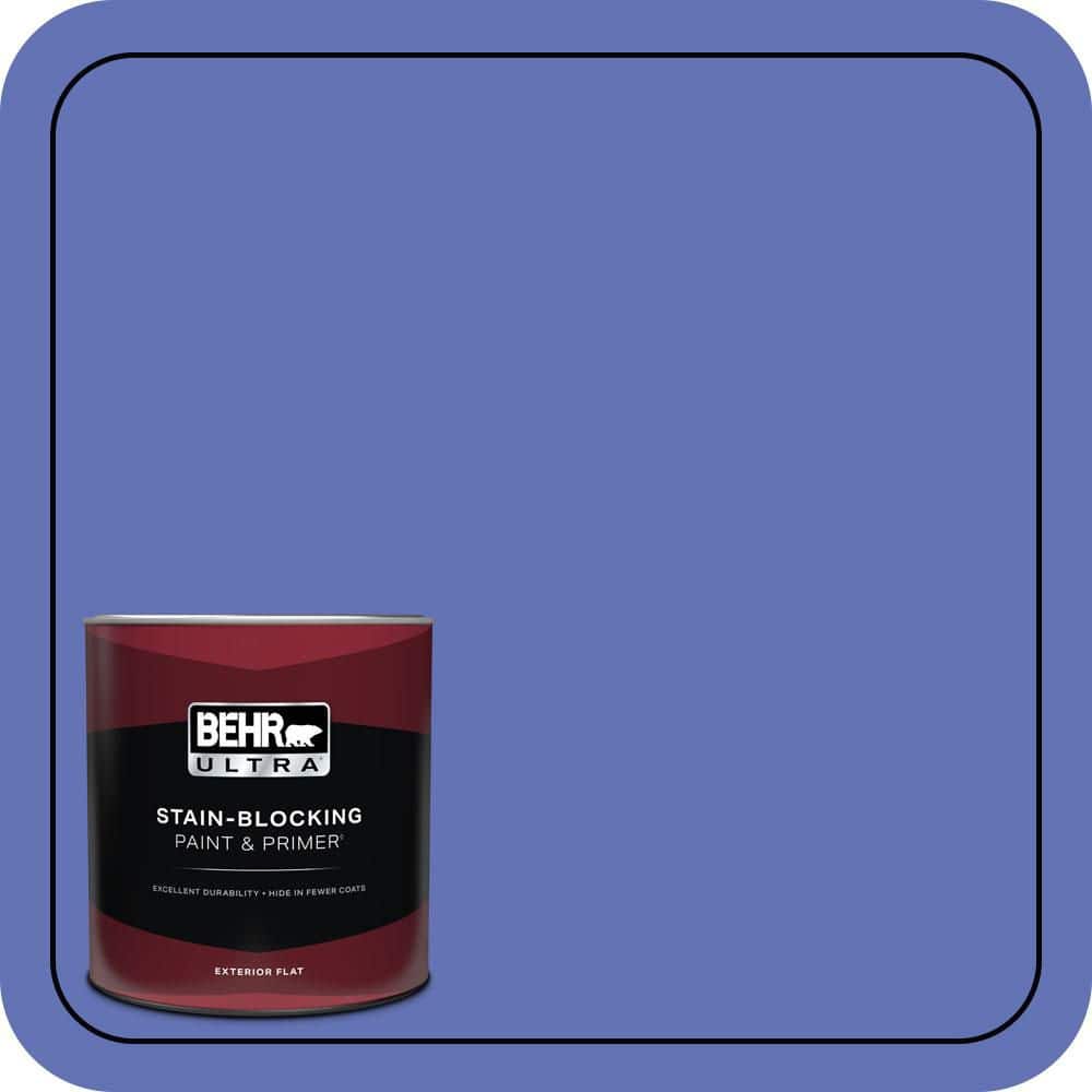 1 qt. #P540-6 Wild Pansy Flat Exterior Paint & Primer price history on PriceWatchPro