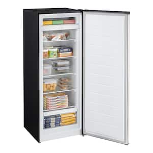 7 cu. ft. Convertible Upright Freezer/Refrigerator in Stainless Steel Garage Ready