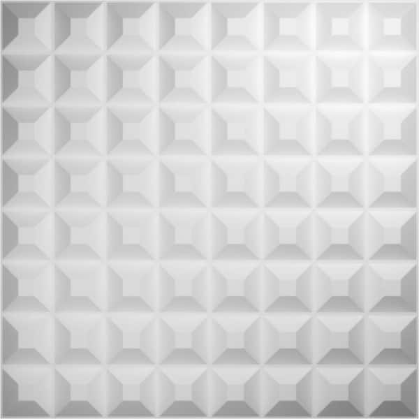 19 5/8"W x 19 5/8"H Bradford EnduraWall Decorative 3D Wall Panel Covers 133.73 Sq. Ft. (50-Pack for 133.73 Sq. Ft.)