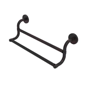 Remi Collection 24 in. Wall Mounted Double Towel Bar in Venetian Bronze