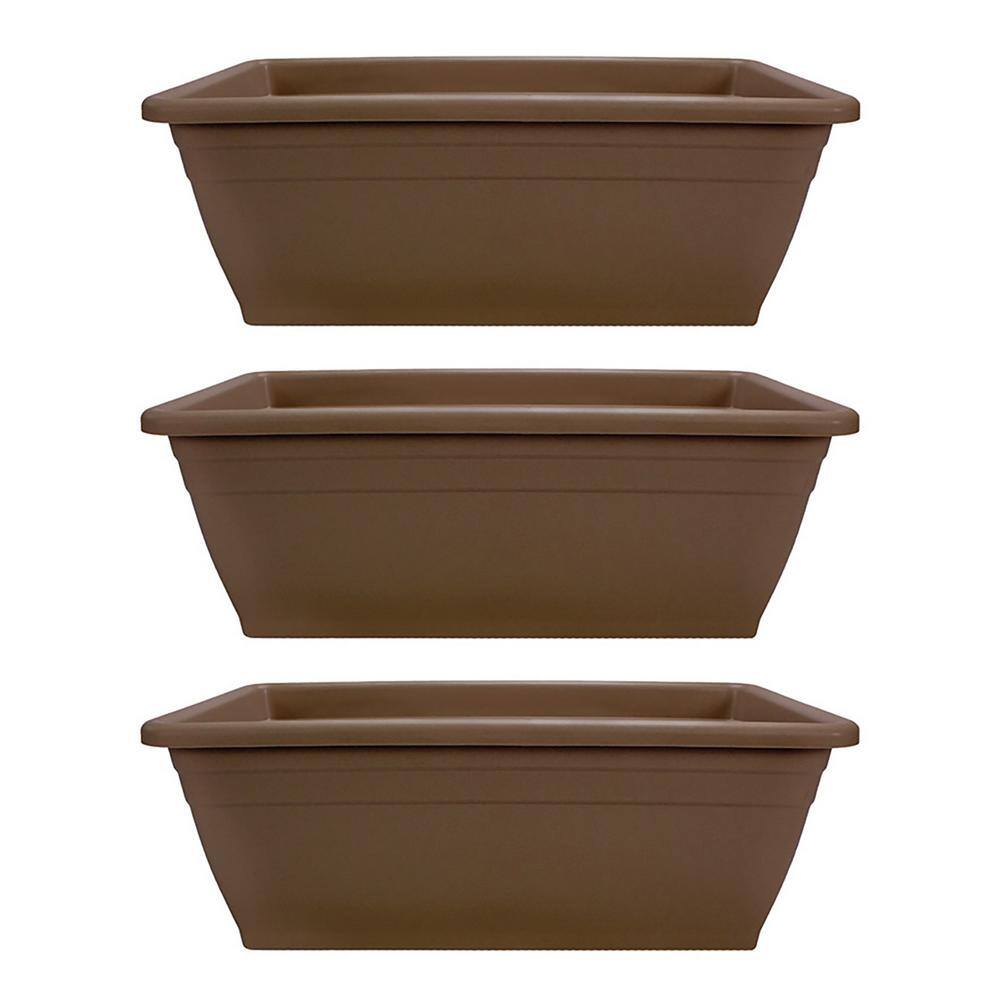 2 Pack HC Companies VNP30000E21 30-Inch Plastic Venetian Flower Box Chocolate 2 Pack HC Companies VNP30000E21 30-Inch Plastic Venetian Flower Box Chocolate