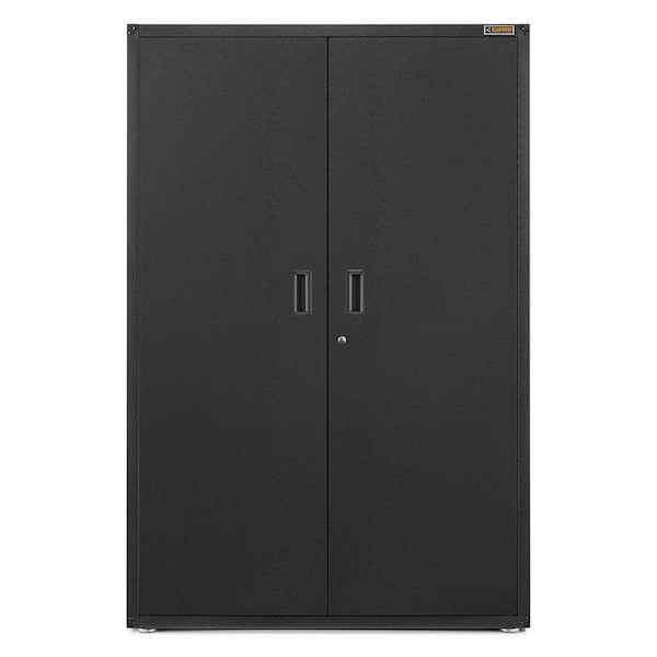 Gladiator Ready-to-Assemble Extra Large GearBox Steel Freestanding or  Wall-mounted Garage Cabinet in Gray (48-in W x 72-in H x 18-in D) in the  Garage Cabinets department at