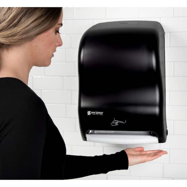 San Jamar T1400TBL Smart System iQ Sensor Paper Towel Dispenser