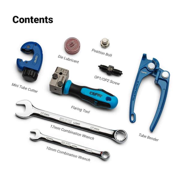 Capri Tools 3/16 in. Double Flaring Tool Kit for Brake Lines 3/16