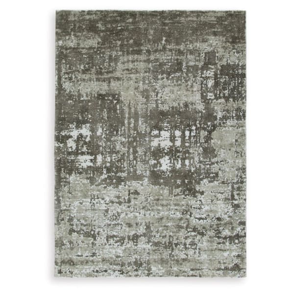 Signature DESIGN BY ASHLEY Valmontic Gray 8 ft. x 10 ft. Abstract Area Rug