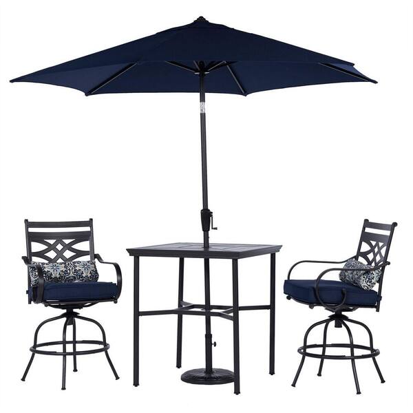 3 piece patio set with umbrella