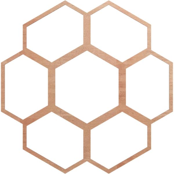 Ekena Millwork 0.375 in. x 38 in. x 38 in. Wood Medallion Moulding
