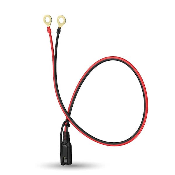Schumacher Electric M8 Eyelet to Quick-Connect Cable, Ring Leads
