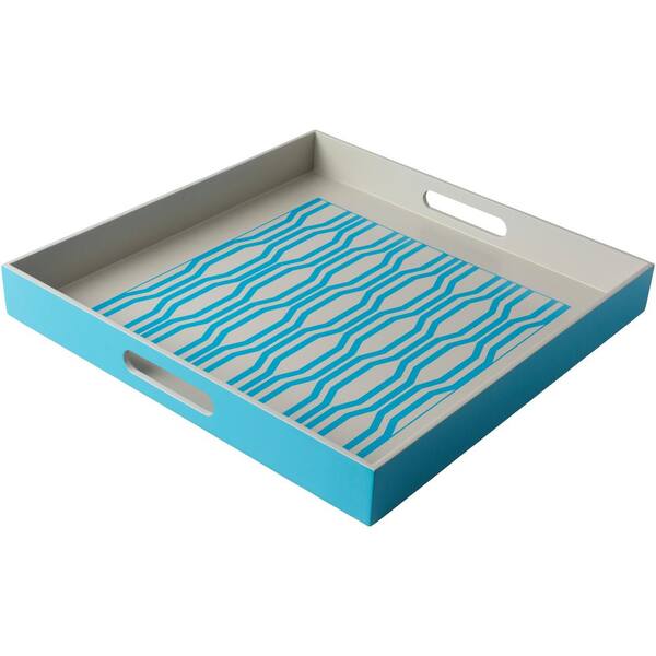 Artistic Weavers Rocry Sky Blue 15.7 in. Decorative Tray