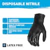 GORILLA GRIP 100-Count 4mil Disposable Nitrile Work Gloves - Extra Large 22893-06