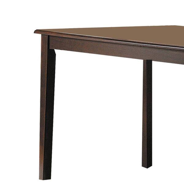 Zinus juliet espresso wood best sale dining table