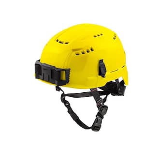 BOLT Yellow Type 2 Class C Vented Safety Helmet
