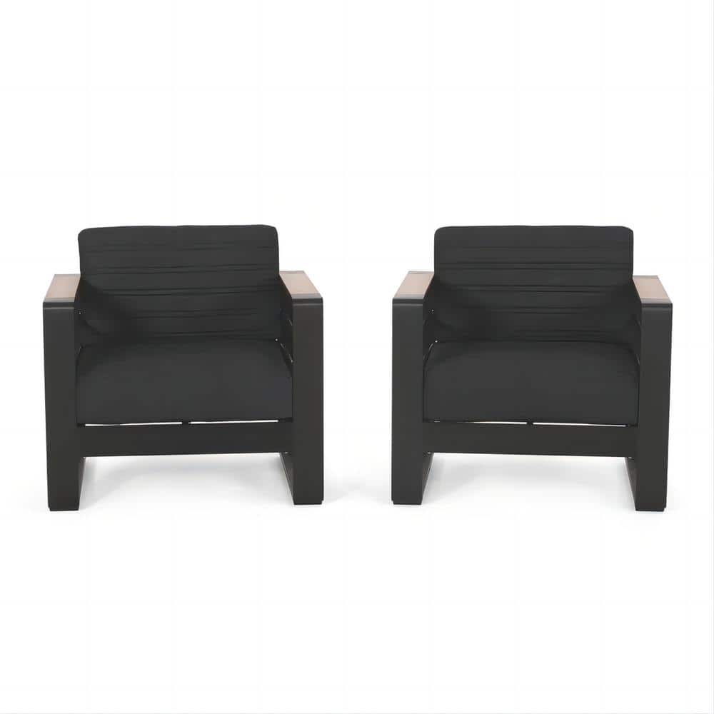 2-piece aluminum outdoor club lounge chair stylish and atmospheric suitable
