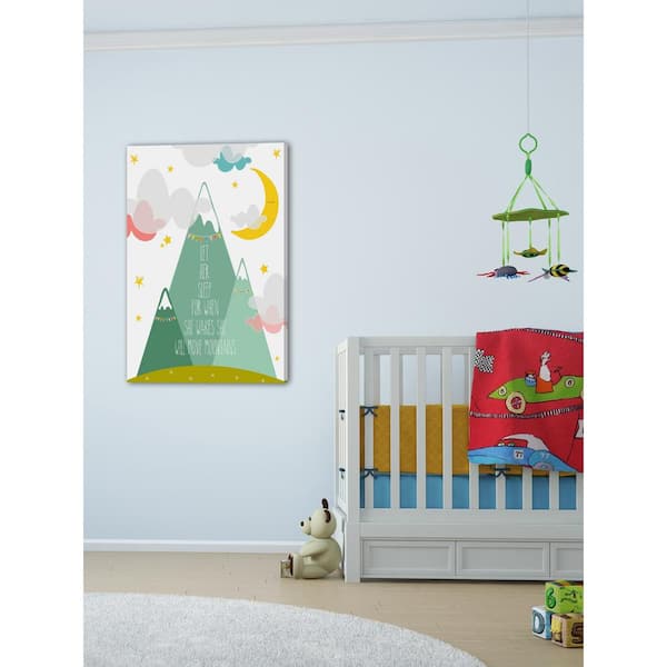 Unbranded 24 in. H x 16 in. W "Let Her Sleep" by Karen Zukowski Printed Canvas Wall Art