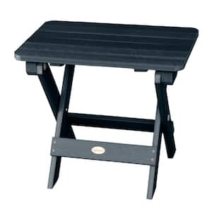 Adirondack Federal Blue Recycled Plastic Outdoor Folding Side Table