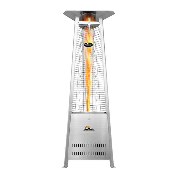 Paragon Outdoor 42,000 BTU Inferno Propane Tower Heater in Stainless Steel