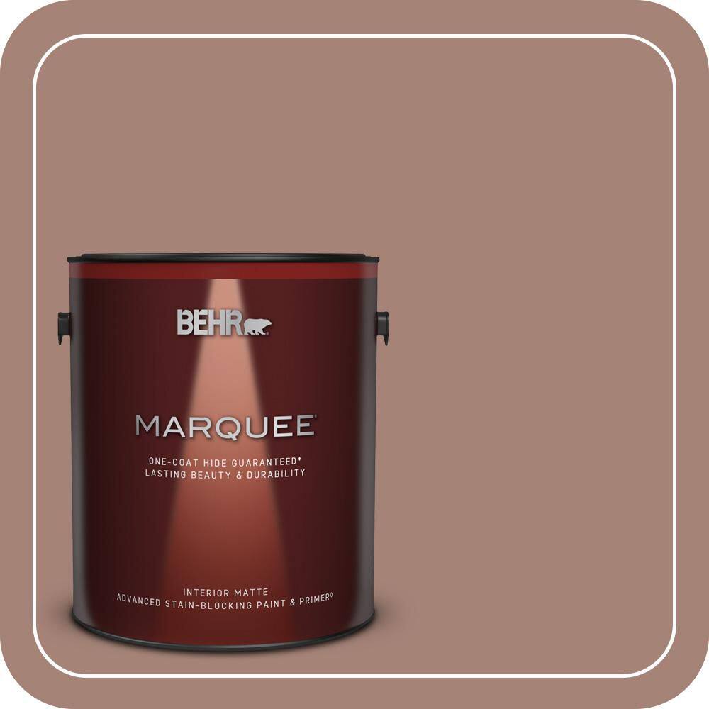 1 gal. Home Decorators Collection #HDC-NT-07 Hickory Branch Matte Interior Paint & Primer -  BEHR MARQUEE, 13906401