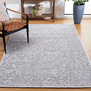 Marquee Gray 6 ft. x 6 ft. Abstract Gradient Square Area Rug