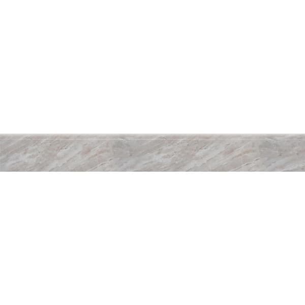 MSI Bergamo Gris Bullnose 3 in. x 24 in. Matte Ceramic Wall Tile (0.5 lin. ft.)