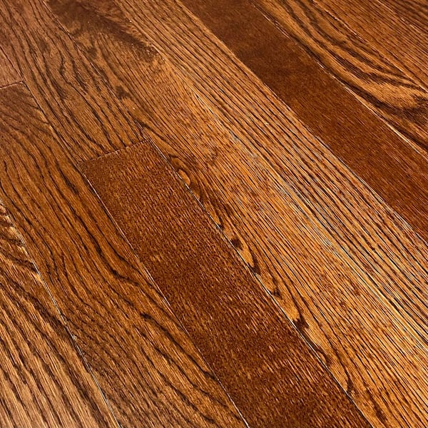 Dekorman Heritage Oak 3/8 in. T x 3 in. W Tongue and Groove Smooth Engineered Hardwood Flooring (35.34 sq.ft./case)