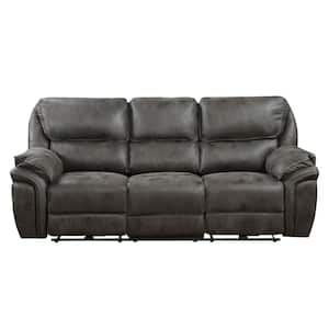 Lazzara Arlo 90 in. W Straight Arm Microfiber Rectangle Manual