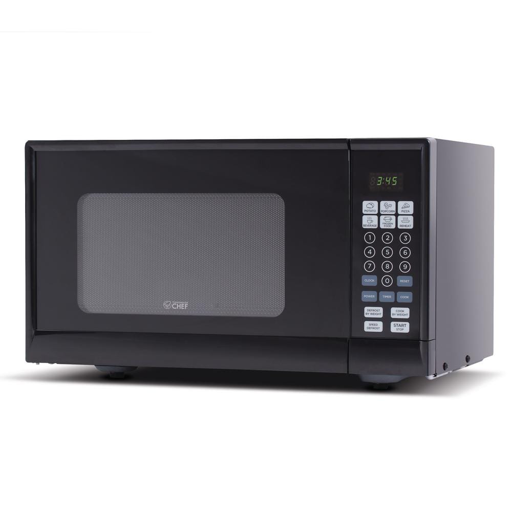 Commercial Chef CHM990B 0.9 cu.ft. Microwave Black