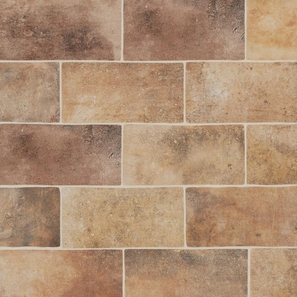 Bedrosians Montana Rectangular 5 in. x 10 in. Matte Yellowstone Porcelain Tile (5.6 sq. ft./Case)