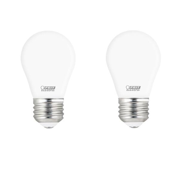 Feit Electric 40 Watt Equivalent A15, Ceiling Fan Light Bulbs Home Depot
