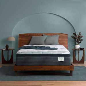 Harmony Lux Anchor Island Queen Plush 15 in. Low Profile Mattress Set