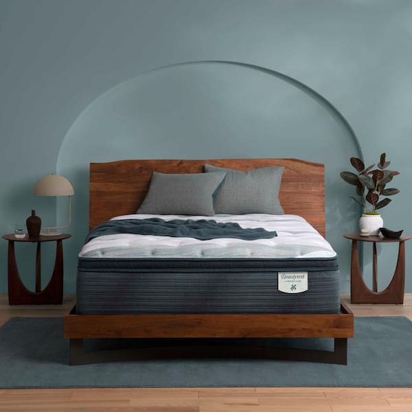 Harmony Lux Anchor Island King Plush 15 in. Low Profile Mattress Set