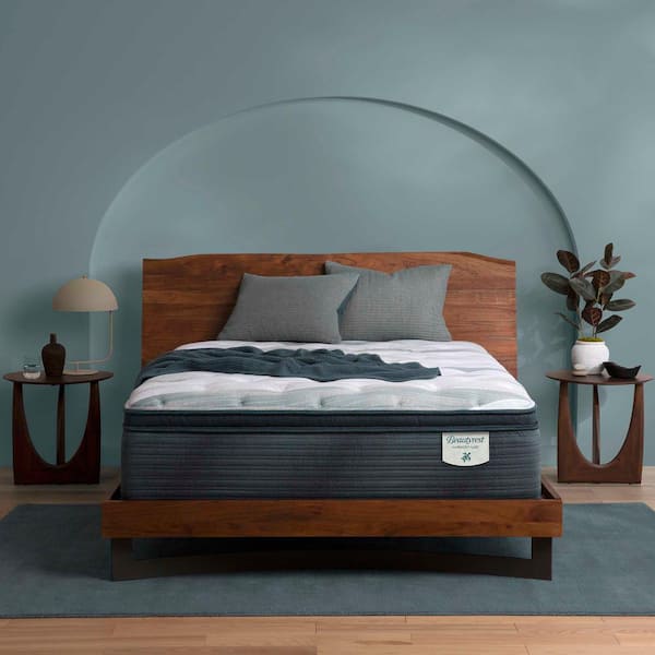 Beautyrest Harmony Lux Anchor Island Twin Plush 15 in. Standard Profile Mattress Set