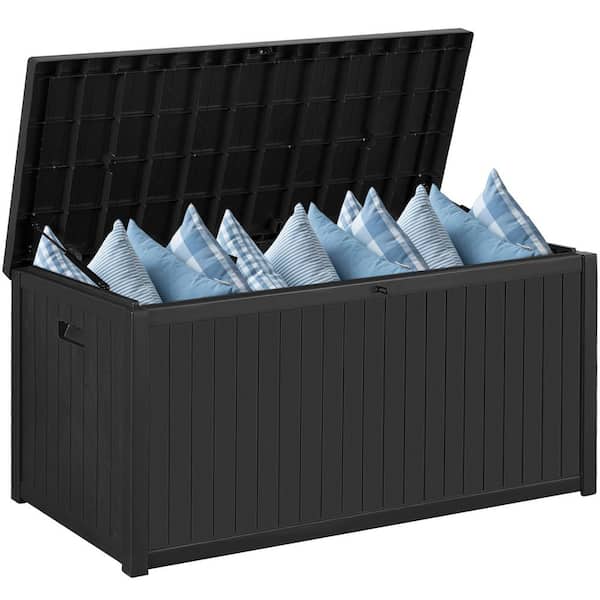 Unbranded - Super Wicker Patio Storage Box Aluminum Deck Box