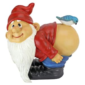12 in. H Loonie Moonie Bare Buttocks Garden Gnome Large Statue