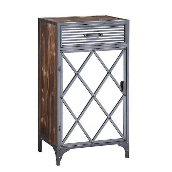 4D Concepts Trent Collection Mirrored Cabinet