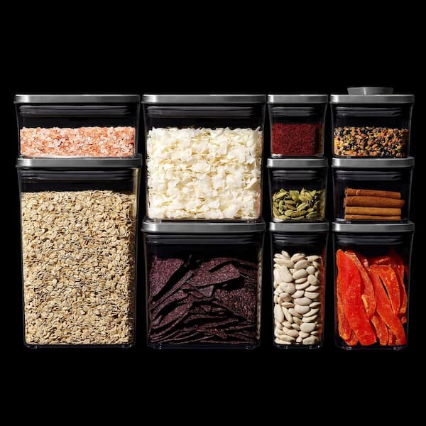 Rubbermaid Brilliance 4-Piece Pantry Food Storage Container Set 1994251 -  The Home Depot