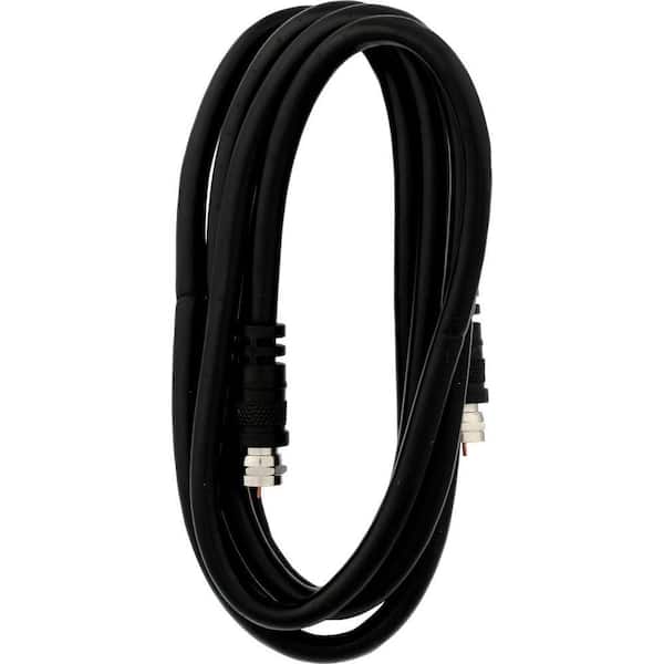 Zenith 6 ft. RG6 Coaxial Cable, Black