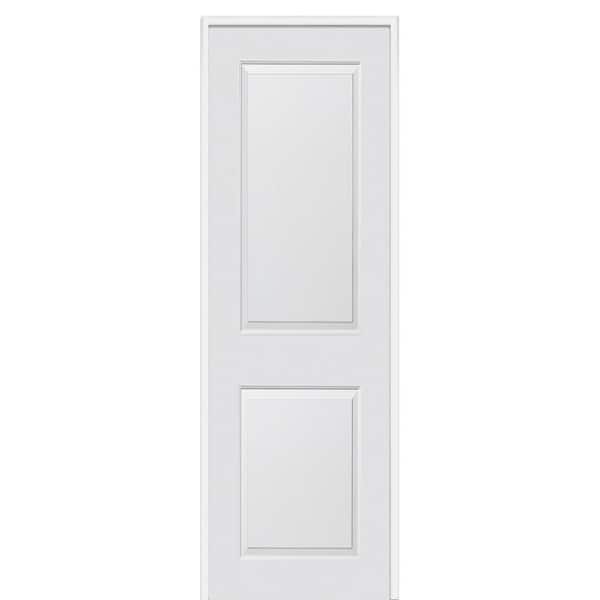 MMI DOOR 30 in. x 96 in. Smooth Carrara Left-Hand Solid Core Primed Molded Composite Single Prehung Interior Door
