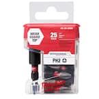 Details about   2 X 10pc Milwaukee 48-32-5008 10pk #2 Sq Recess 1" Shockwave Impact Insert Bits 