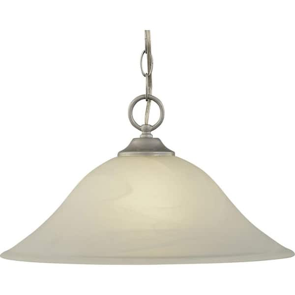 Volume Lighting Hammond 1-Light Nickel Interior Pendant