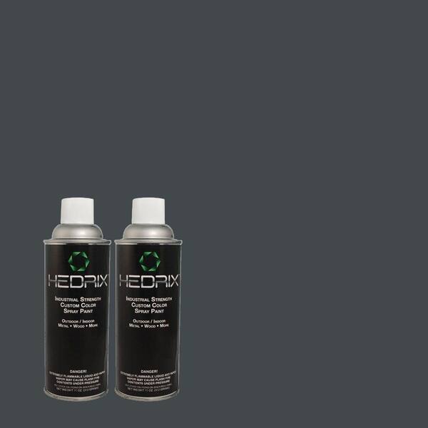 Hedrix 11 oz. Match of 570F-7 Midnight Dream Gloss Custom Spray Paint (2-Pack)