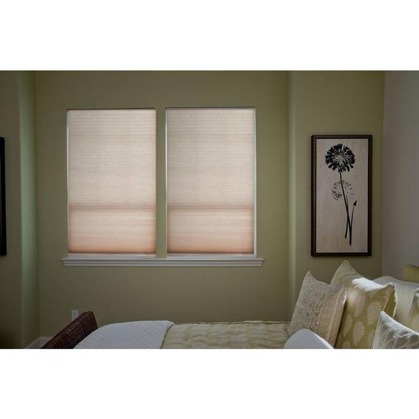 Redi Shade Trim-at-Home Easy Lift Natural 9/16 in. Cordless Light Filtering Cellular Shade - 36 in. W x 64 in. L