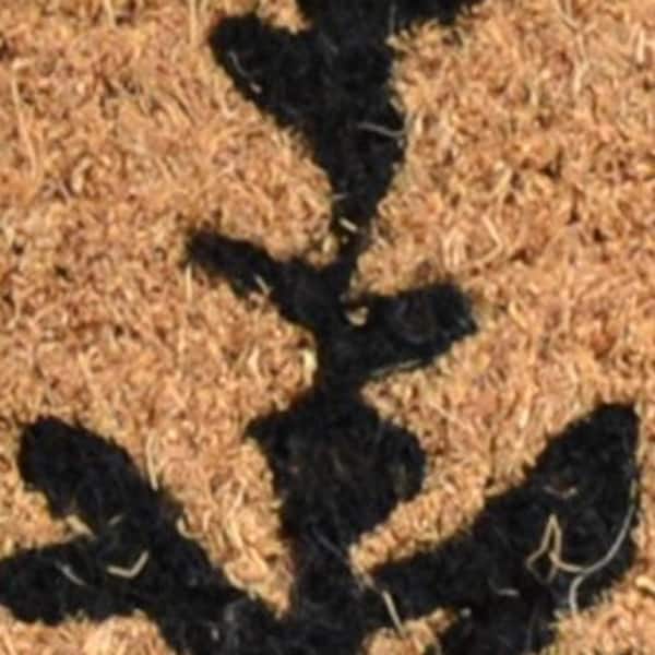 Multi-Colored 30 in. x 18 in. Coir Non-Slip Indoor/Outdoor Door Mat