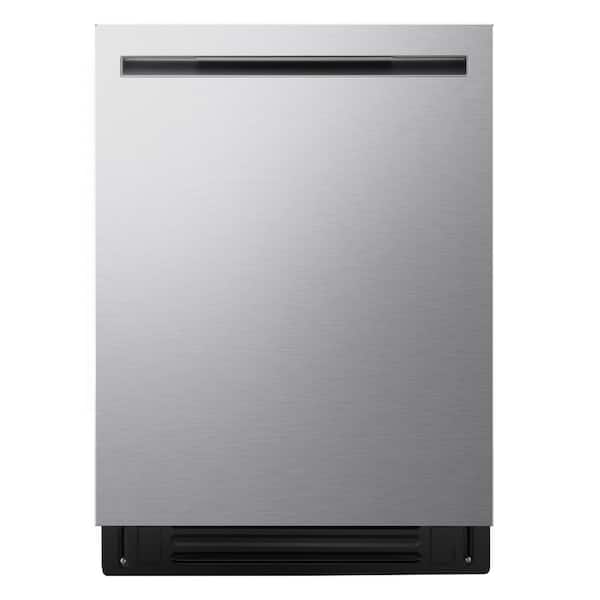 24 in. PrintProof Stainless Steel Smart Top Control Dishwasher with 1-Hour Wash and Dry, QuadWash Pro and TrueSteam