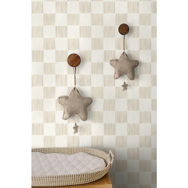 30.75 sq. ft. Cloud Drift The Bastian Vinyl Peel and Stick Wallpaper Roll