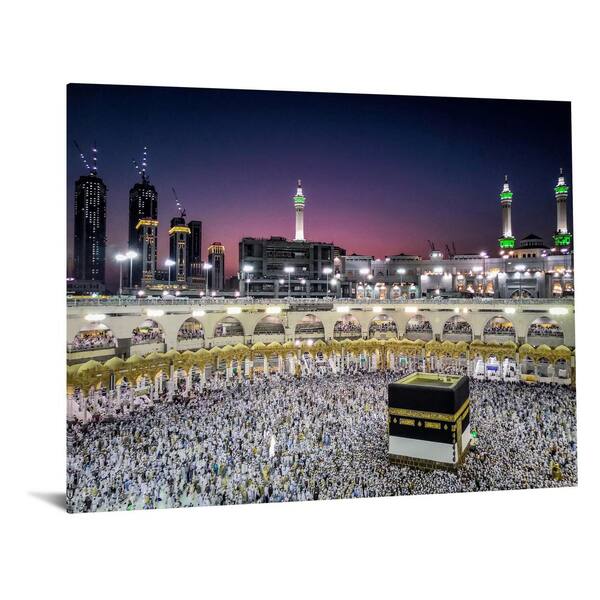 Classy Art 1-Piece Unframed Architecture Graphic Art 40 in. x 60