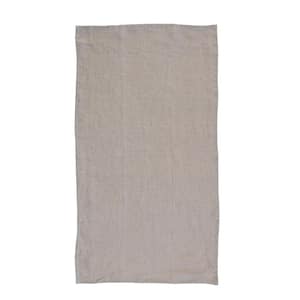 Brown Solid Linen Decorative Tea Towel
