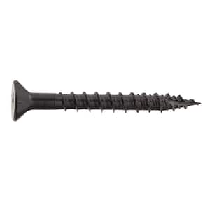 1/4 in x 2-1/4 in. Black 6-Lobe Torx Drive Exterior Flat Head Multi-Material Screw 1 lbs. -Box (46-Piece )