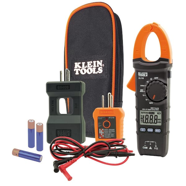 Klein Tools Clamp Meter and Electrical Test Kit