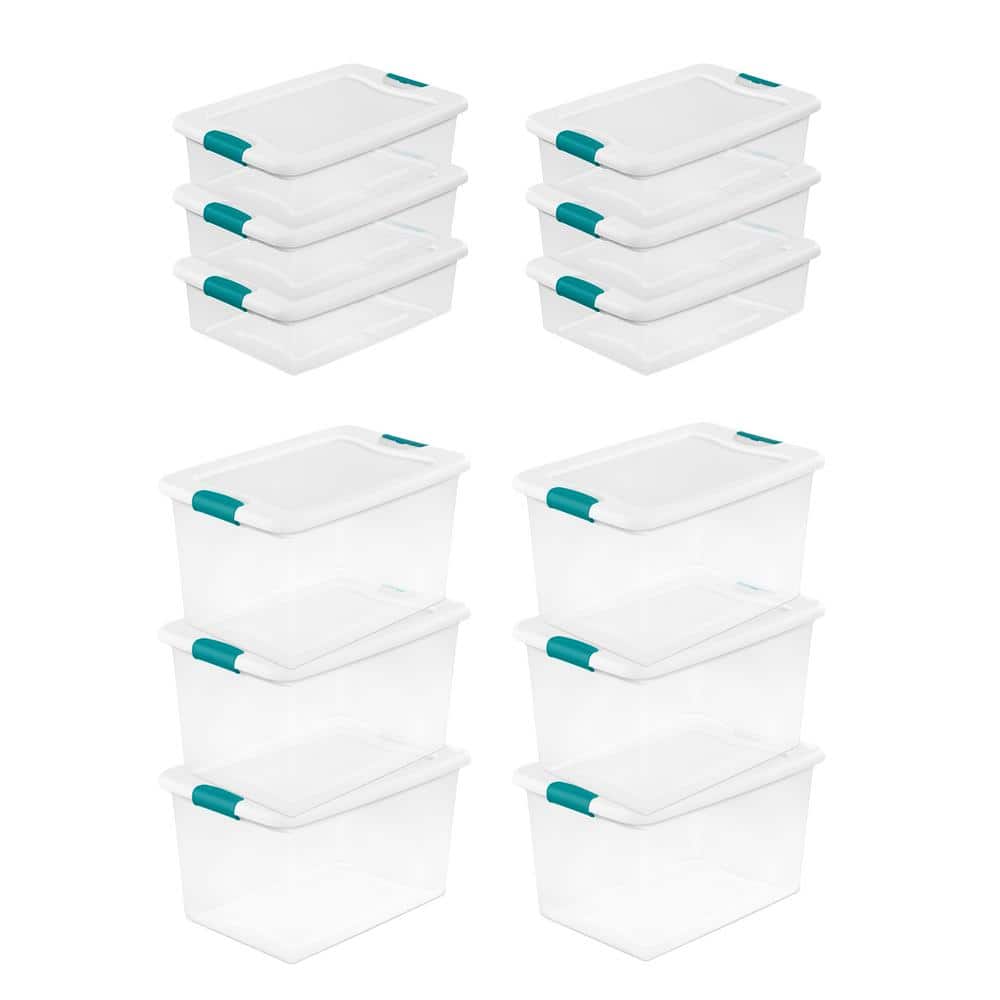 64-Qt. Plastic Stacking Container in Clear (6-pack) and 32-Qt. Plastic Stacking Container in Clear (6-pack) price history on PriceWatchPro